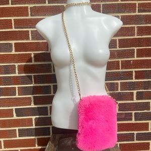 Pink fury Purse